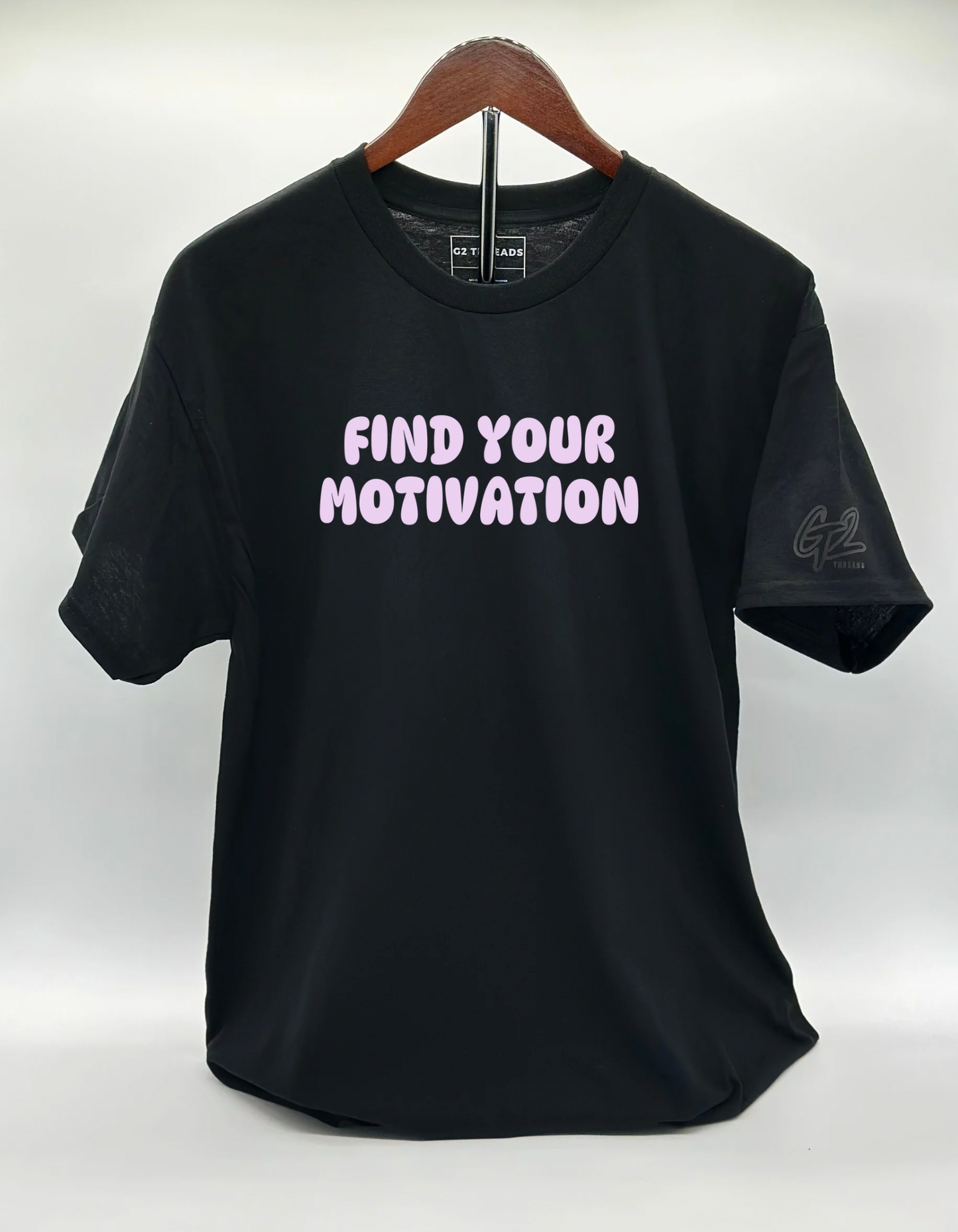 “FIND YOUR MOTIVATION” 3D Puff Printed T-Shirt