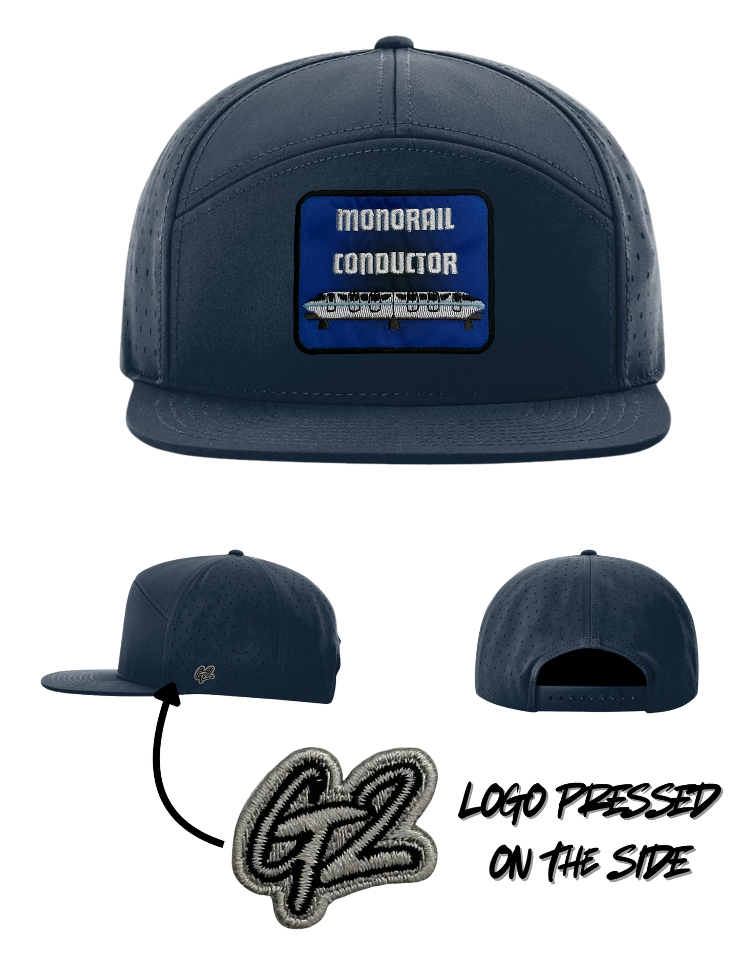 “MONORAIL” Performance Snapback Hat