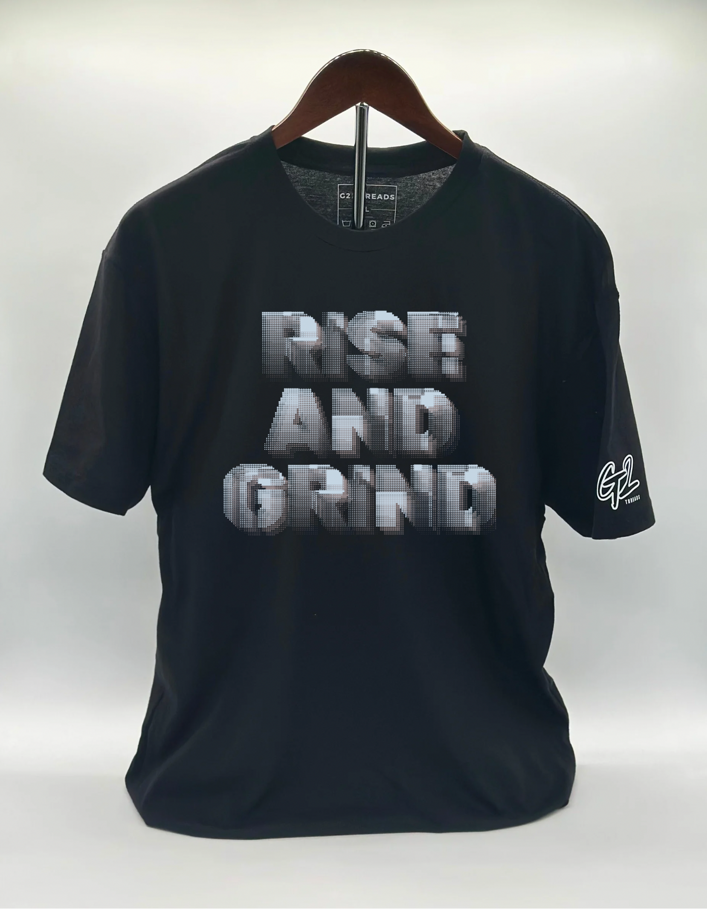“RISE AND GRIND” 100% Cotton T-Shirt