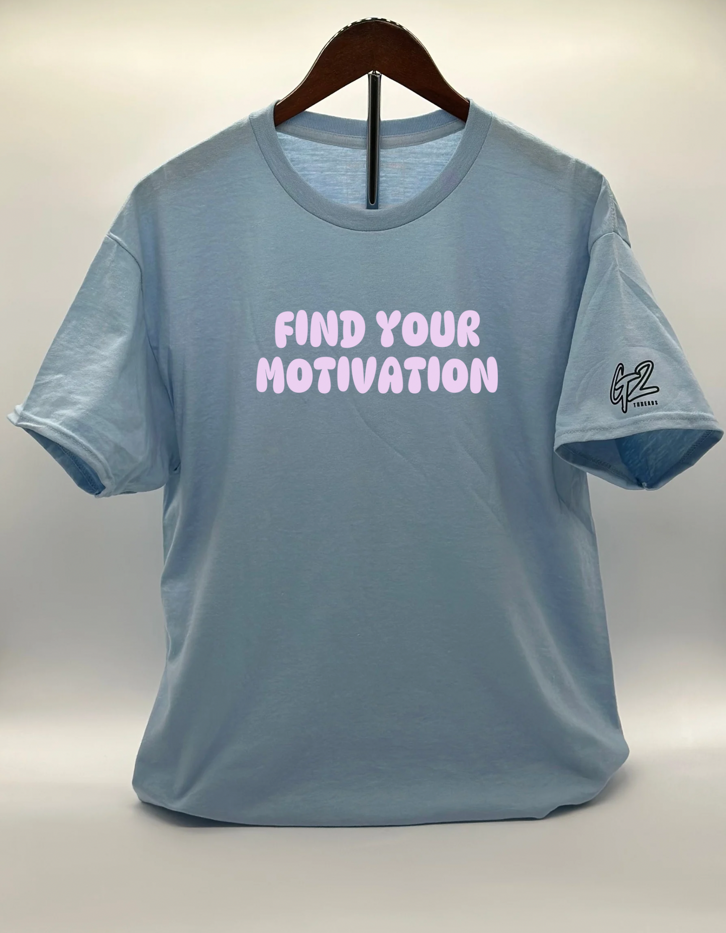 “FIND YOUR MOTIVATION” 3D Puff Printed T-Shirt