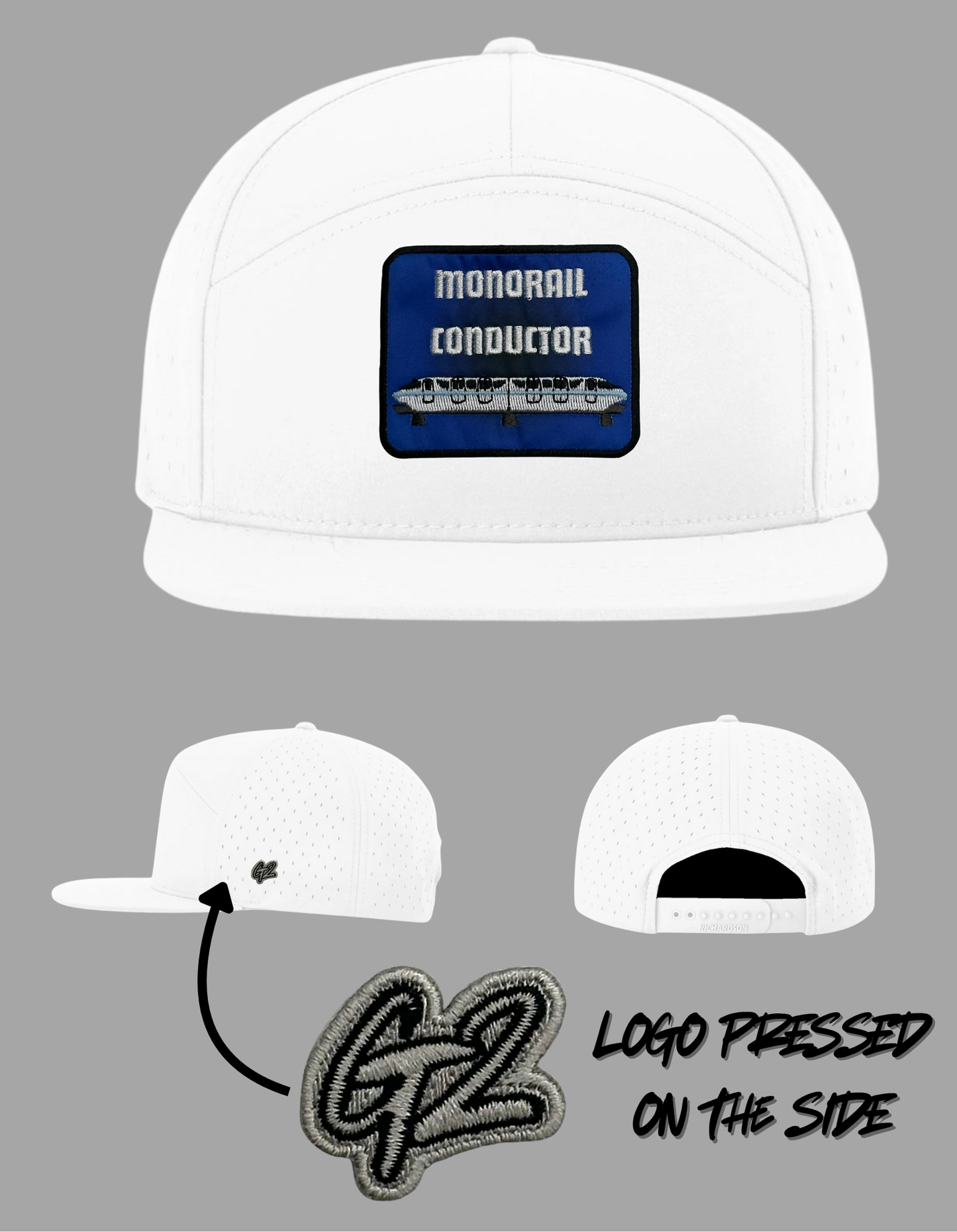 “MONORAIL” Performance Snapback Hat