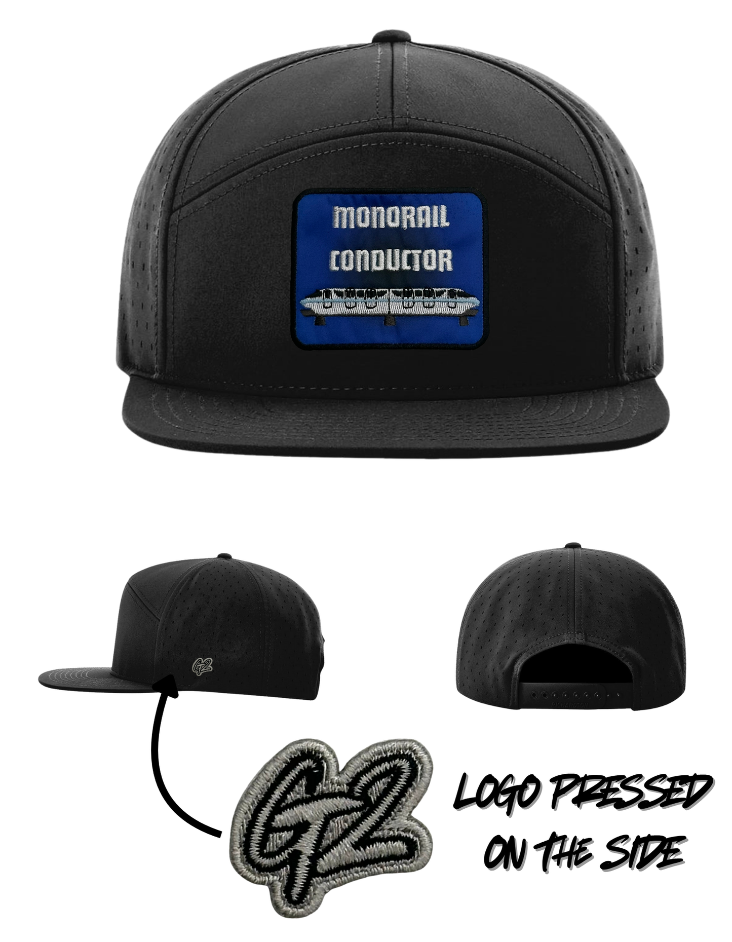 “MONORAIL” Performance Snapback Hat