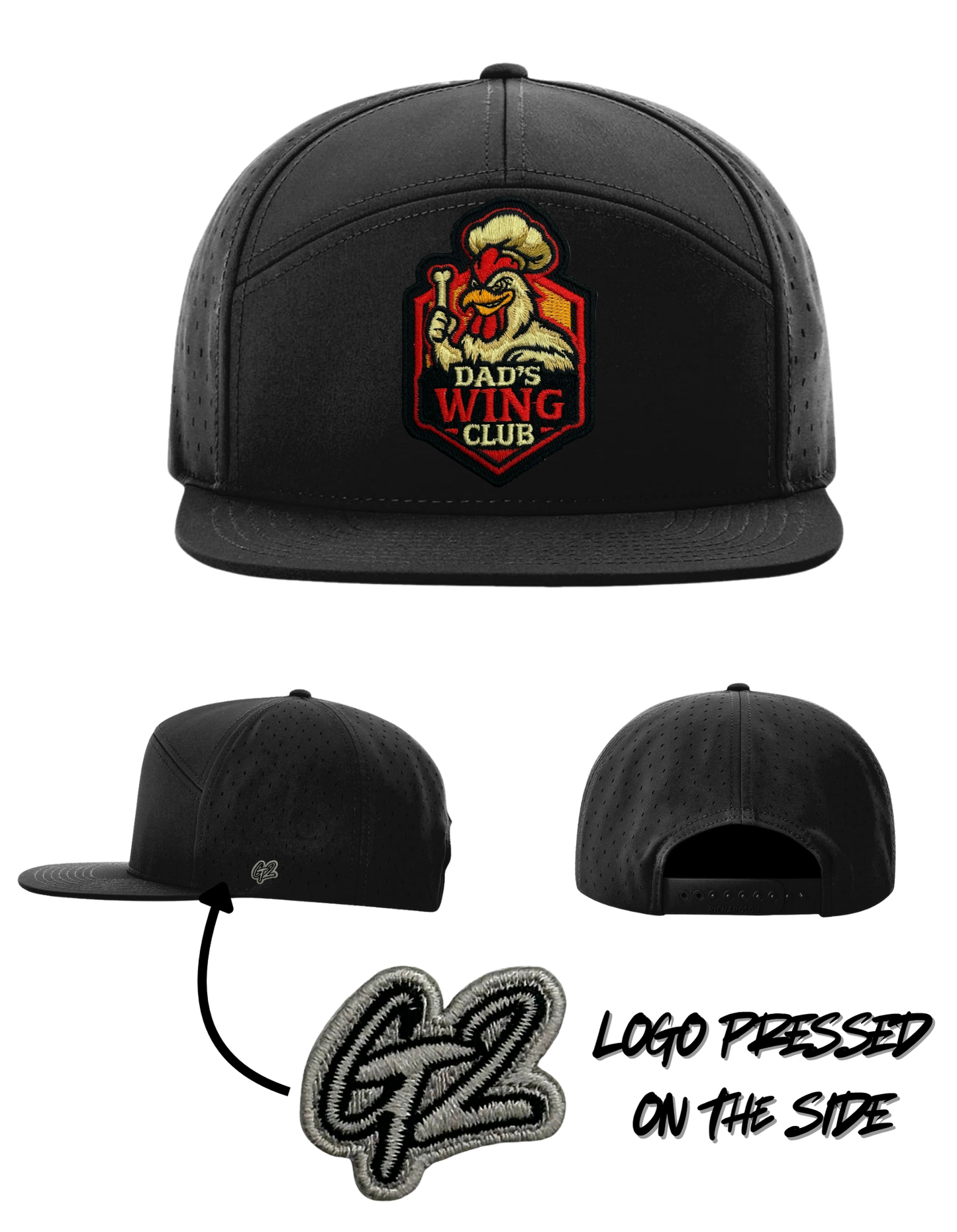 “WING CLUB” Performance Snapback Hat