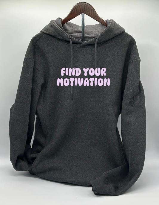 “FIND YOUR MOTIVATION” 3D Puff Printed Hoodie