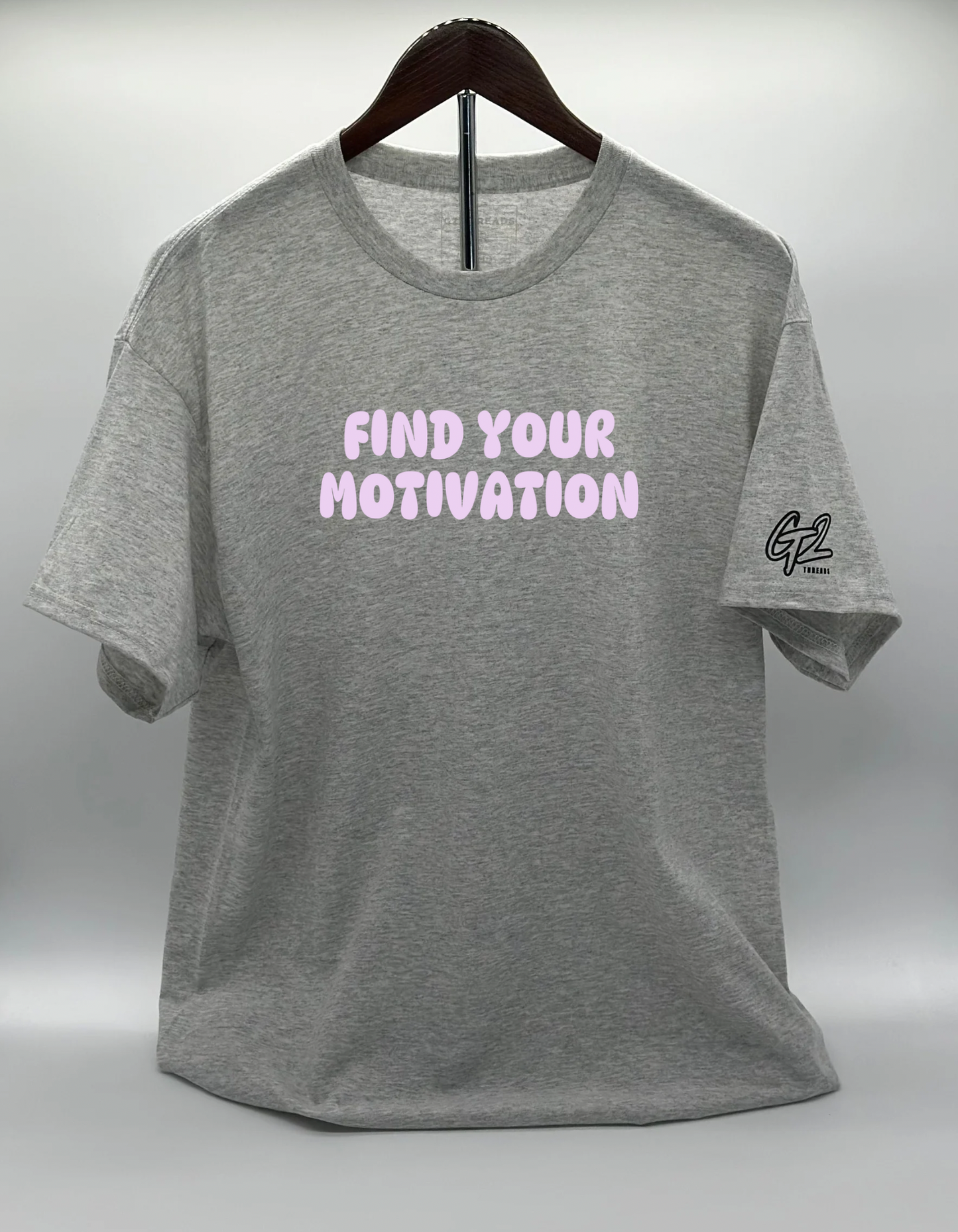 “FIND YOUR MOTIVATION” 3D Puff Printed T-Shirt