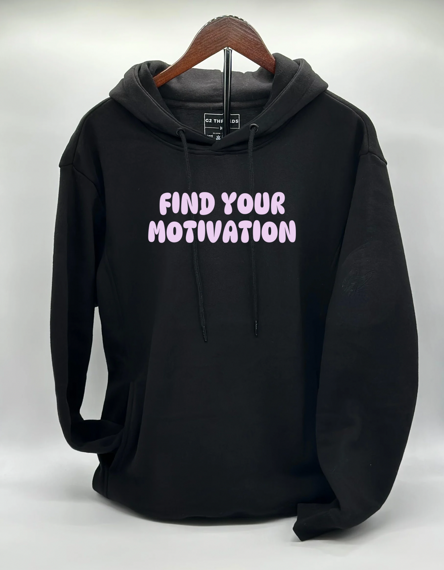 “FIND YOUR MOTIVATION” 3D Puff Printed Hoodie