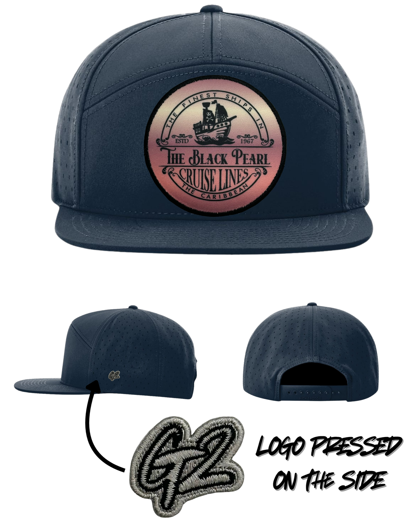 “CRUISE LINE” Performance Snapback Hat