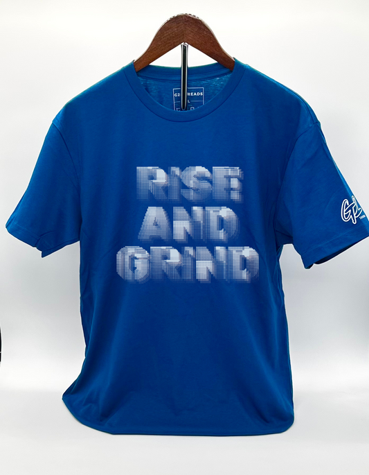 “RISE AND GRIND” 100% Cotton T-Shirt