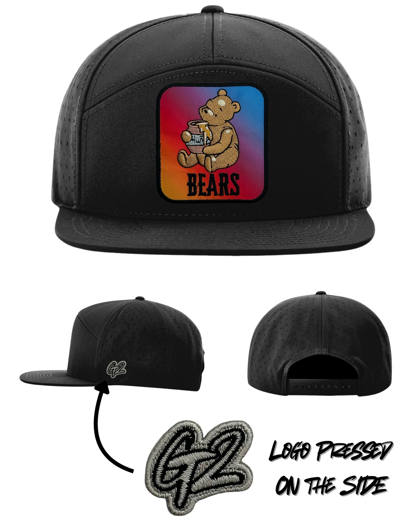 “BEARS” Performance Snapback Hat