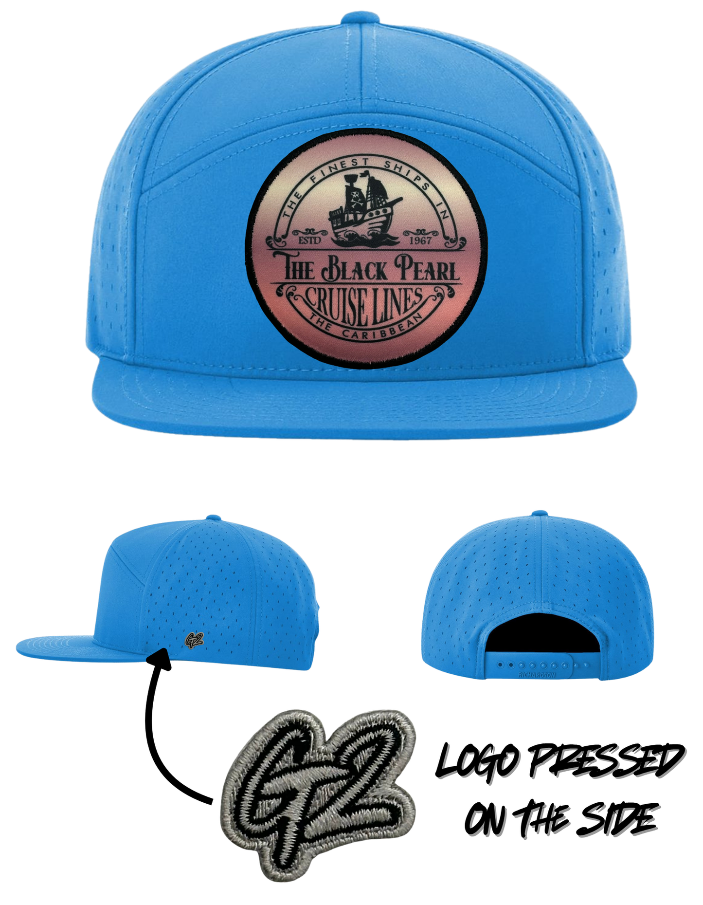 “CRUISE LINE” Performance Snapback Hat