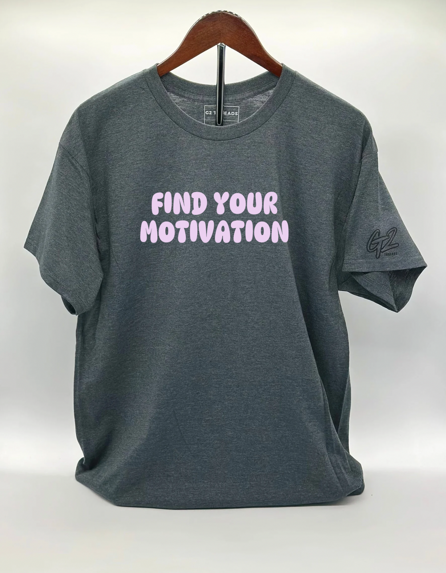 “FIND YOUR MOTIVATION” 3D Puff Printed T-Shirt