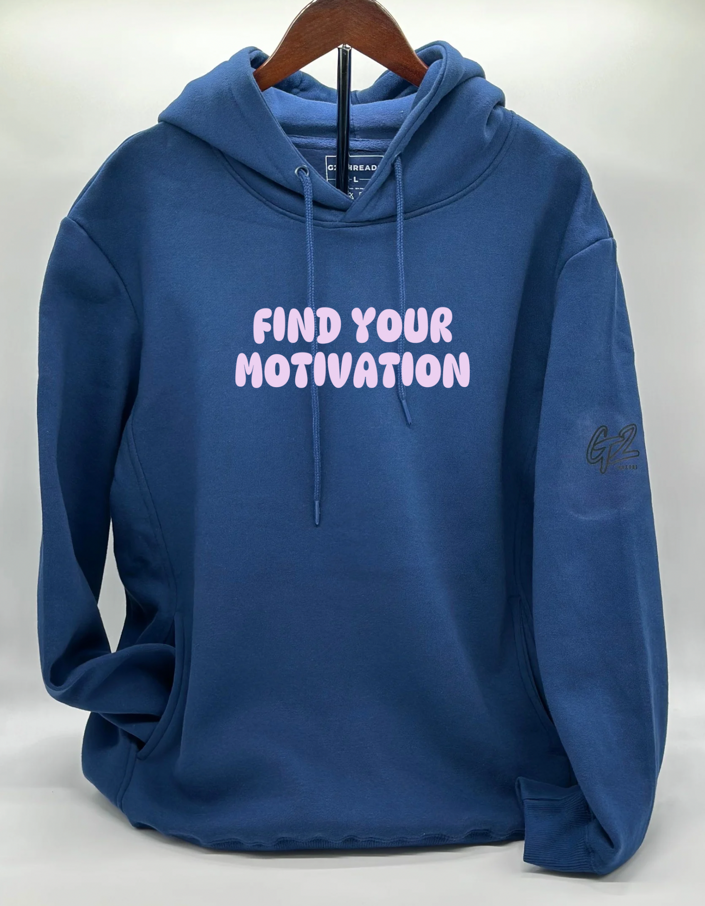 “FIND YOUR MOTIVATION” 3D Puff Printed Hoodie