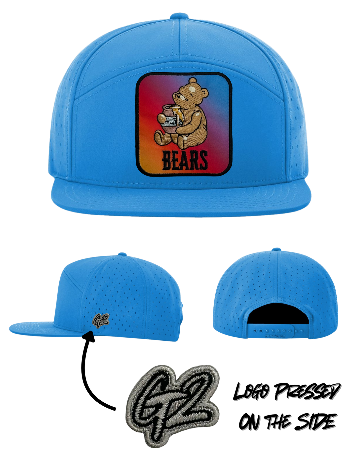 “BEARS” Performance Snapback Hat