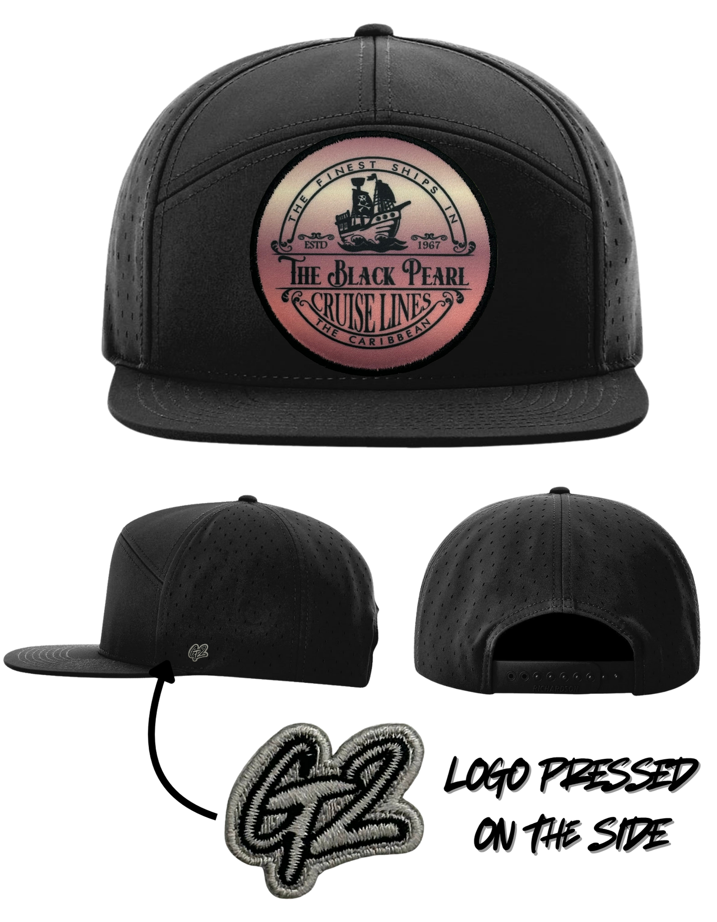 “CRUISE LINE” Performance Snapback Hat