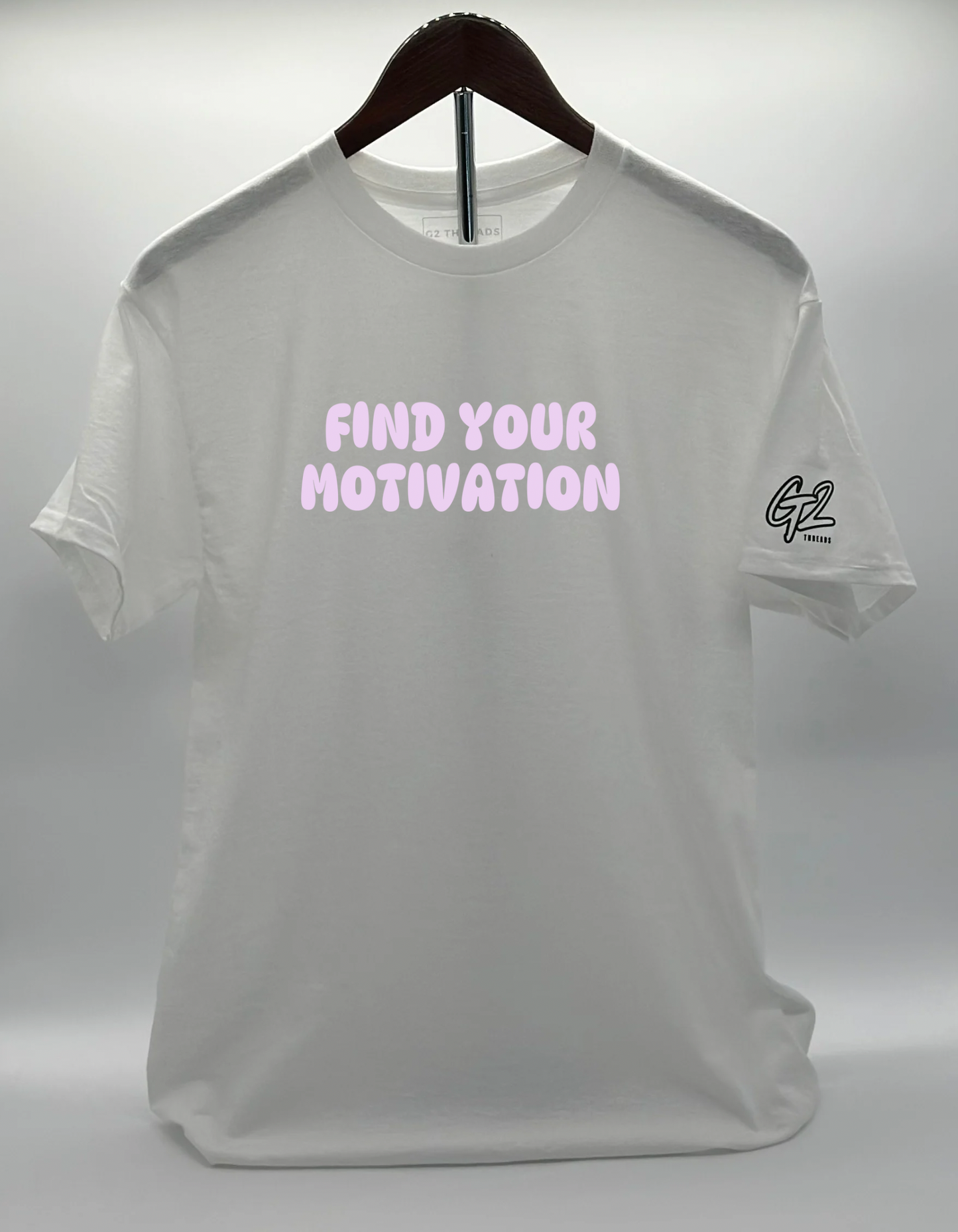 “FIND YOUR MOTIVATION” 3D Puff Printed T-Shirt