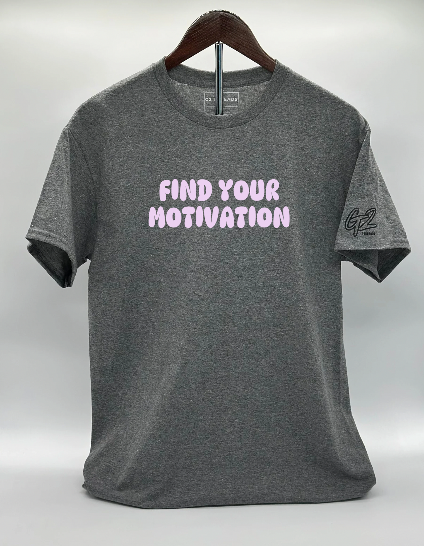 “FIND YOUR MOTIVATION” 3D Puff Printed T-Shirt